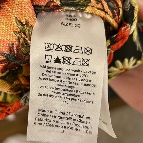 Floral-Jacquard Mini Dress - Picture 5 of 6